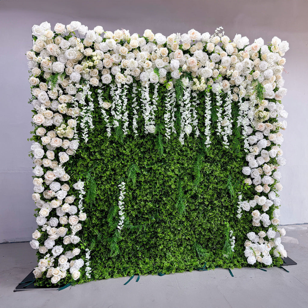 Stunning Lush Artificial Arch Gate Flower Wall-Artificial Flower Walls-The Pinnacle of Elegance for Wedding and Event Decor | VF-804