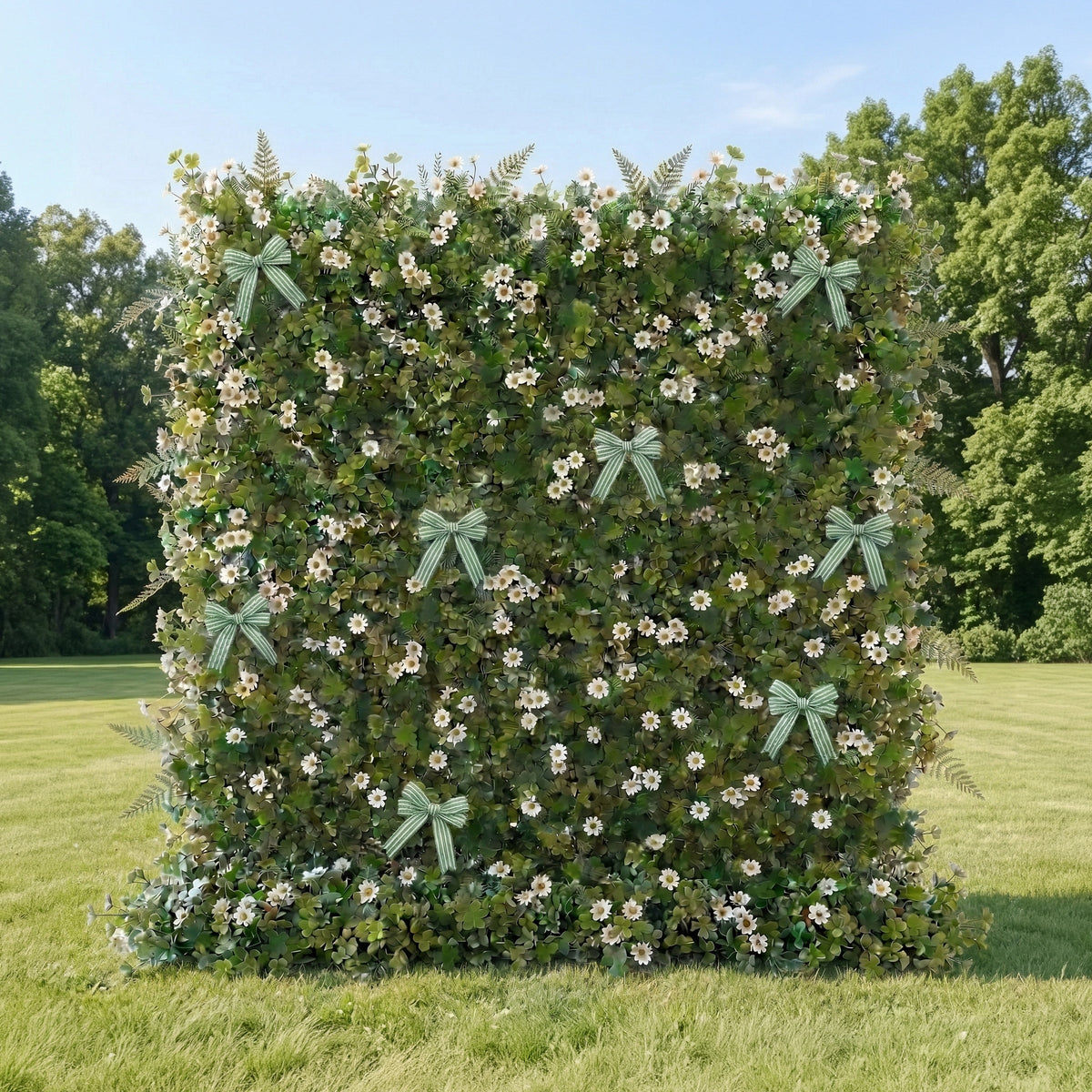 Clover: 5D Green Lucky Clovers Silk Floral Wall Roll-Up Fabric Backdrop for St.Patrick' Day Events Decoration Free Shipping