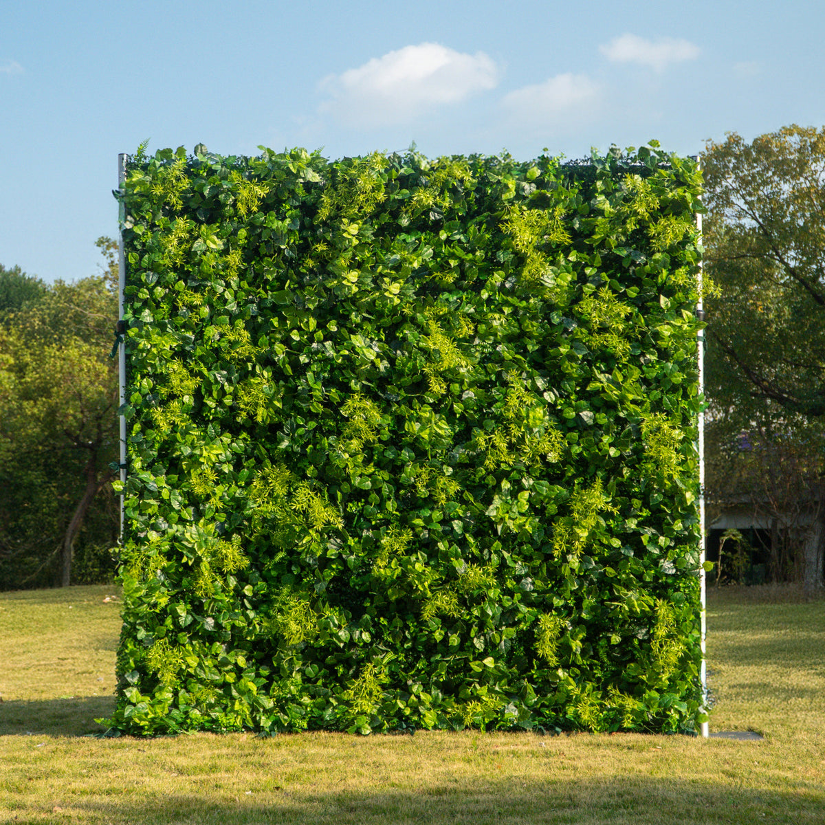 Greenery:3D Fabric Artificial rolling up curtain flower wall 8ft x 8ft for weddings and events decoration(Air Shipping 5 Business Days) Free Shipping