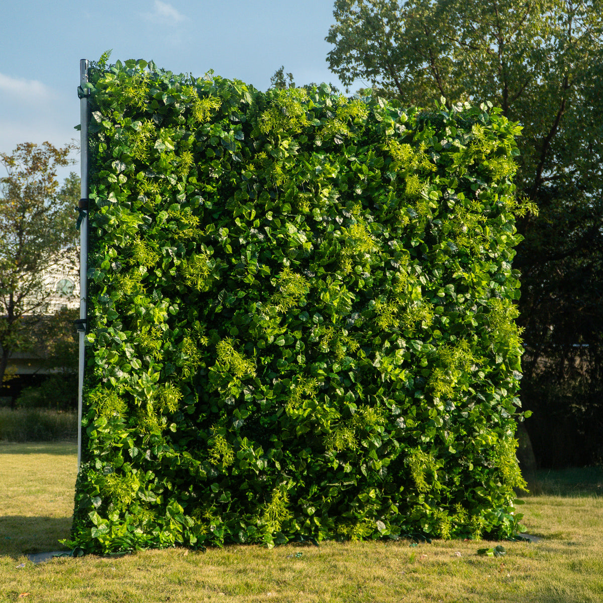 Greenery:3D Fabric Artificial rolling up curtain flower wall 8ft x 8ft for weddings and events decoration(Air Shipping 5 Business Days) Free Shipping