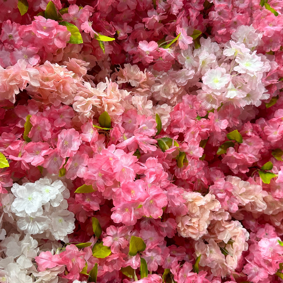 Blush Pink Cherry Blossom Flower Wall Backdrop: Dreamy Sakura Bloom Display for Romantic Events | VF-836