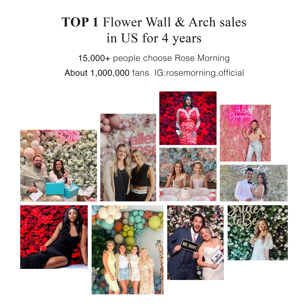 Zarova 5D Fabric Artificial rolling up curtain flower wall Free Shipping