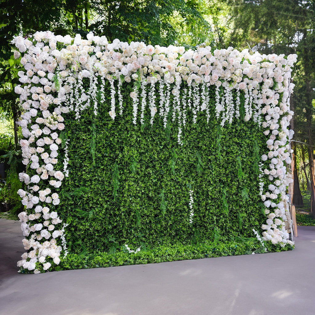 Stunning Lush Artificial Arch Gate Flower Wall-Artificial Flower Walls-The Pinnacle of Elegance for Wedding and Event Decor | VF-804