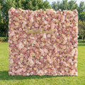 Exquisite Artificial Flower Backdrop in Soft Pink and Cream Hues for Weddings. Parties and Events | VF-360
