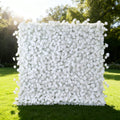 All - White Rose Floral Extravaganza Wall: A Pure. Elegant Masterpiece for Timeless Occasions | VF-547
