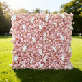 Blush & White Floral Extravaganza Wall: A Romantic. Dreamy Masterpiece for Enchanting Celebrations | VF-550