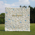 Adele：5D Fabric Artificial rolling up curtain flower wall Free Shipping
