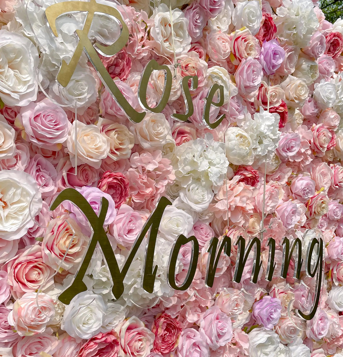 Allan：5D Fabric Artificial rolling up curtain flower wall Free Shipping
