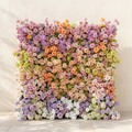 Camilvella: Premium 5D Pastel Rainbow Silk Flower Wall with Cascading Orchids & Hydrangeas for Modern Dreamy Parties Free Shipping