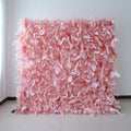 Blush Pink Floral Extravaganza Wall: A Dreamy. Romantic Masterpiece for Enchanting Celebrations | VF-621