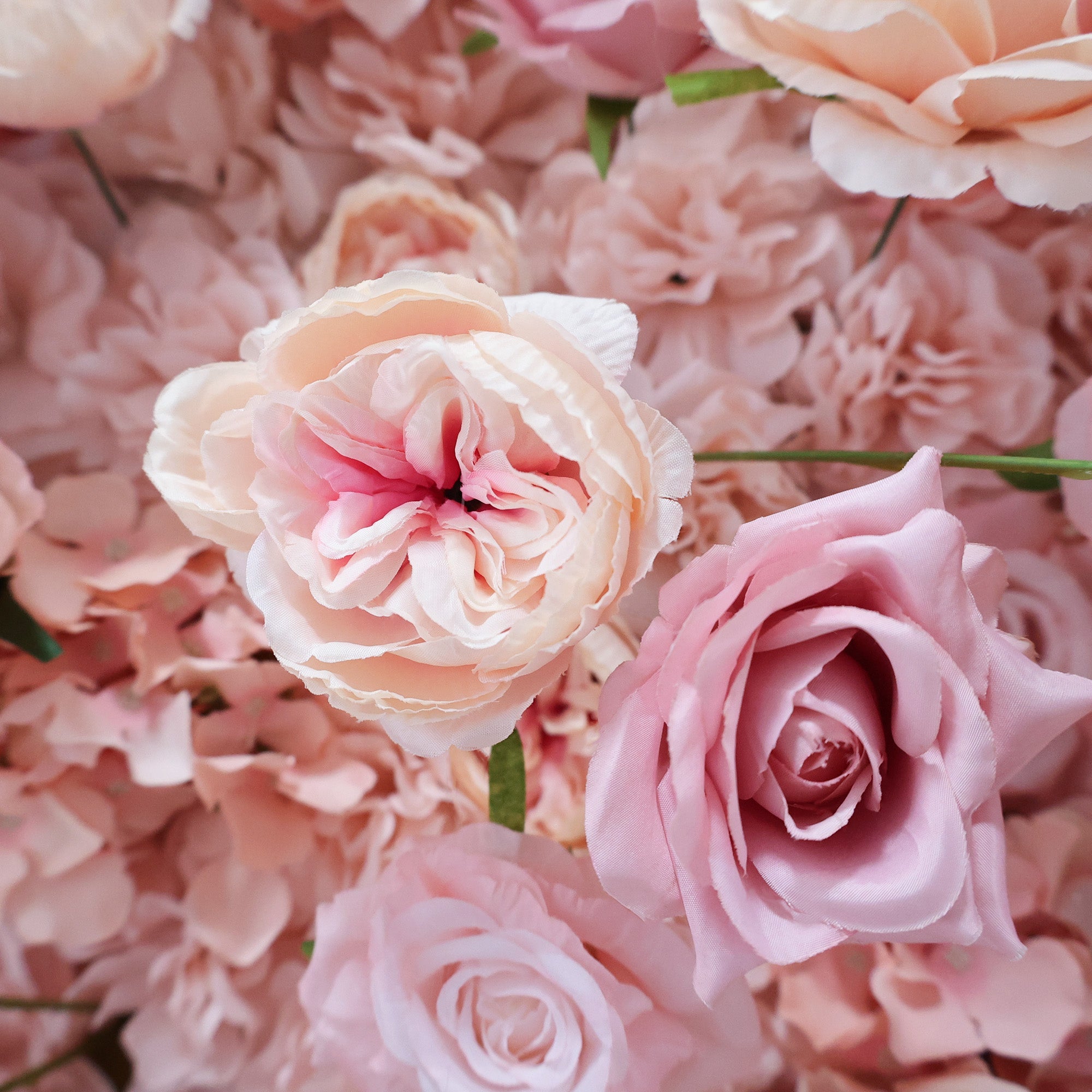 Blush & White Floral Extravaganza Wall: A Romantic. Dreamy Masterpiece for Enchanting Celebrations | VF-550