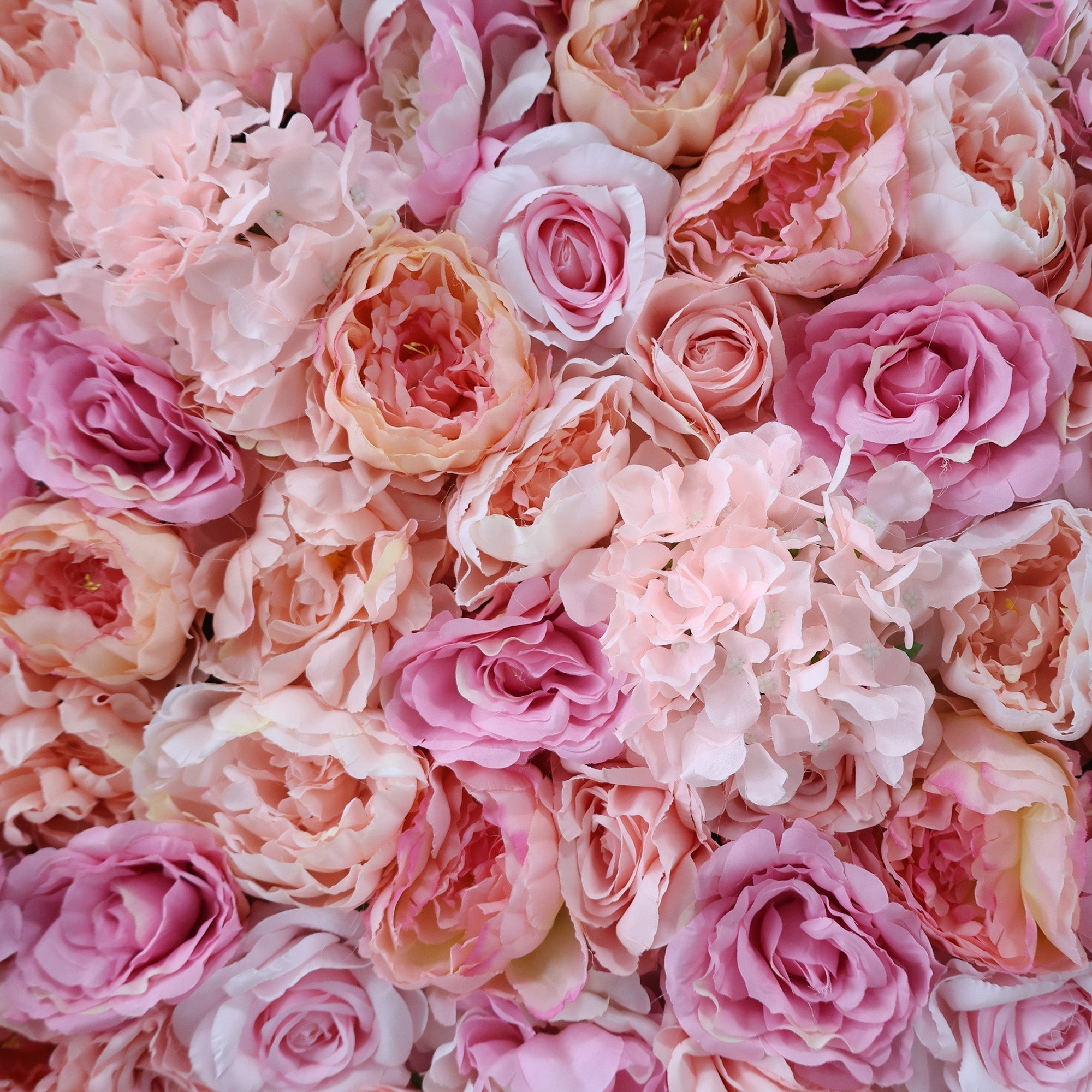 Blush & Peach Floral Extravaganza Wall: A Romantic. Dreamy Masterpiece for Enchanting Celebrations | VF-548