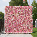 Barbie：5D Fabric Artificial rolling up curtain flower wall Free Shipping