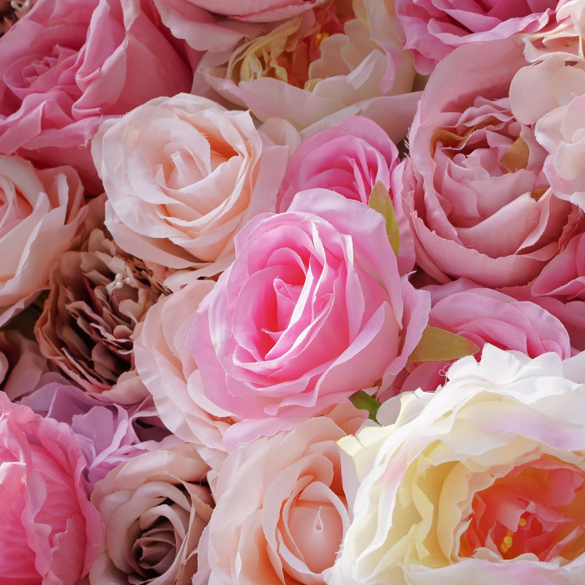 Barbie：5D Fabric Artificial rolling up curtain flower wall Free Shipping