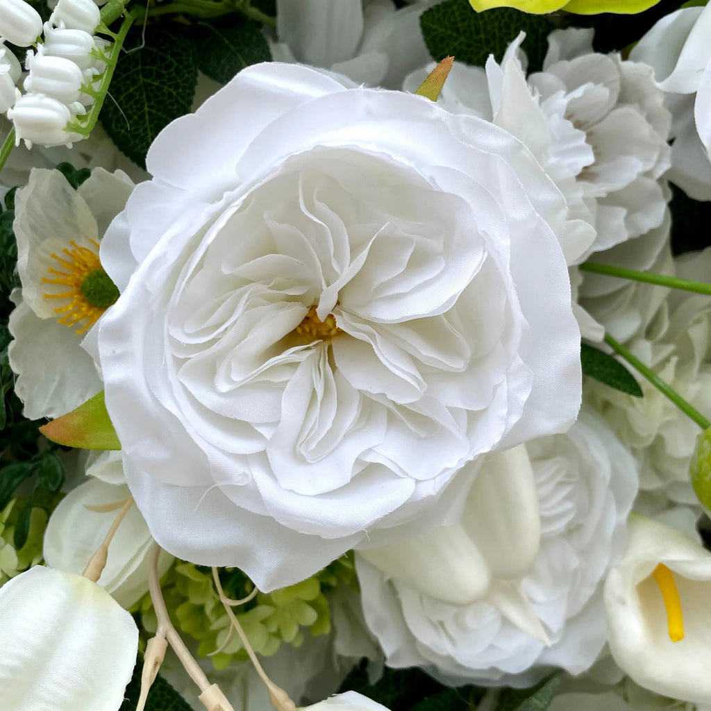 Calla：5D Garden Series Fabric Artificial rolling up curtain flower wall Free Shipping