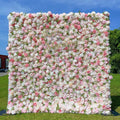 Catherine：4D Fabric Artificial rolling up curtain flower wall Free Shipping