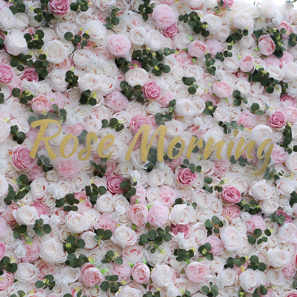 Cathy：4D Fabric Artificial rolling up curtain flower wall Free Shipping