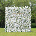 Celestia：3D Fabric Artificial rolling up curtain flower wall Free Shipping