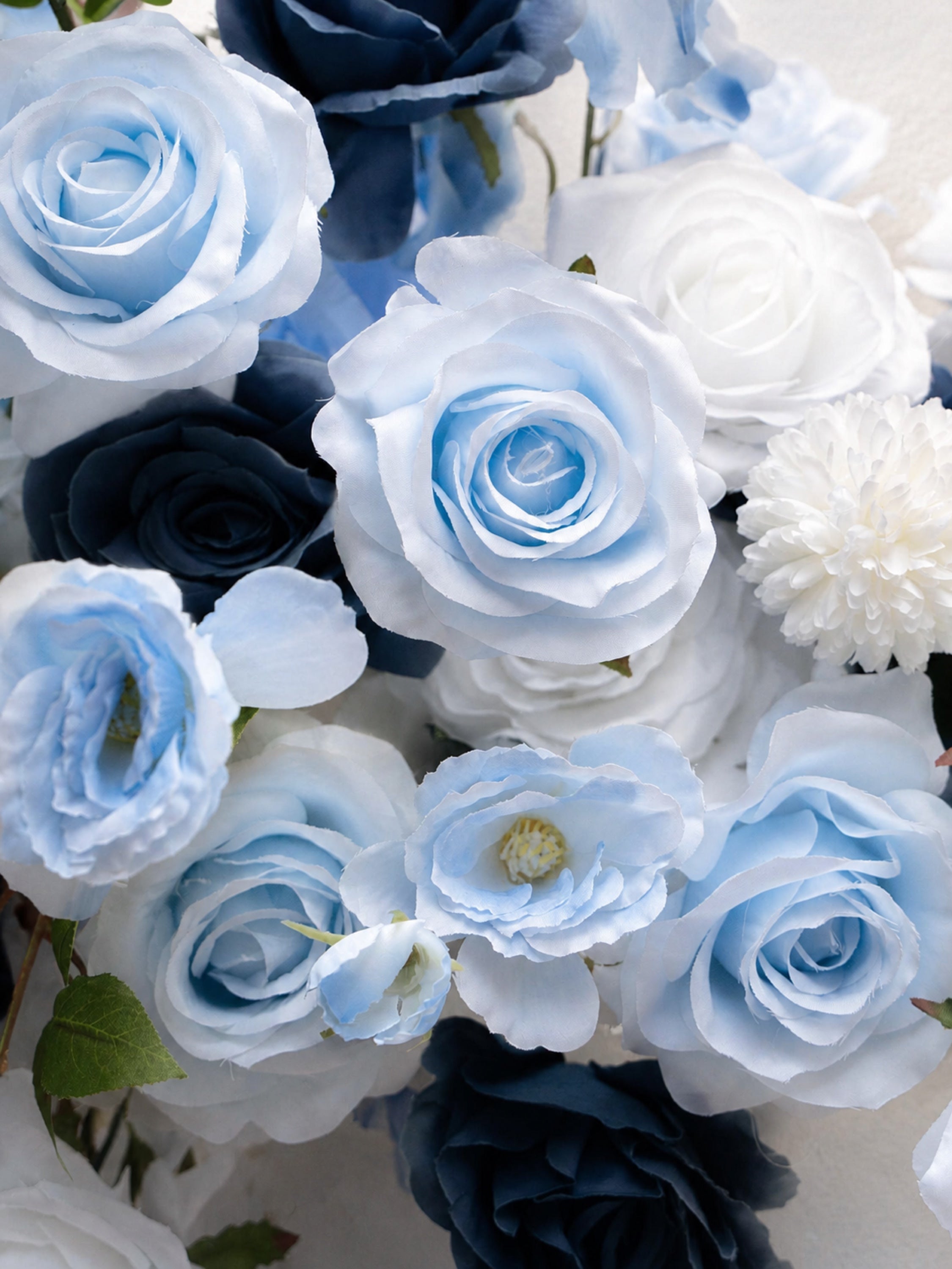Cirrus 2026 New Design White Blue Hanging Floral Arrangement Free Shipping