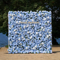 Clarissa：3D Fabric Artificial rolling up curtain flower wall Free Shipping