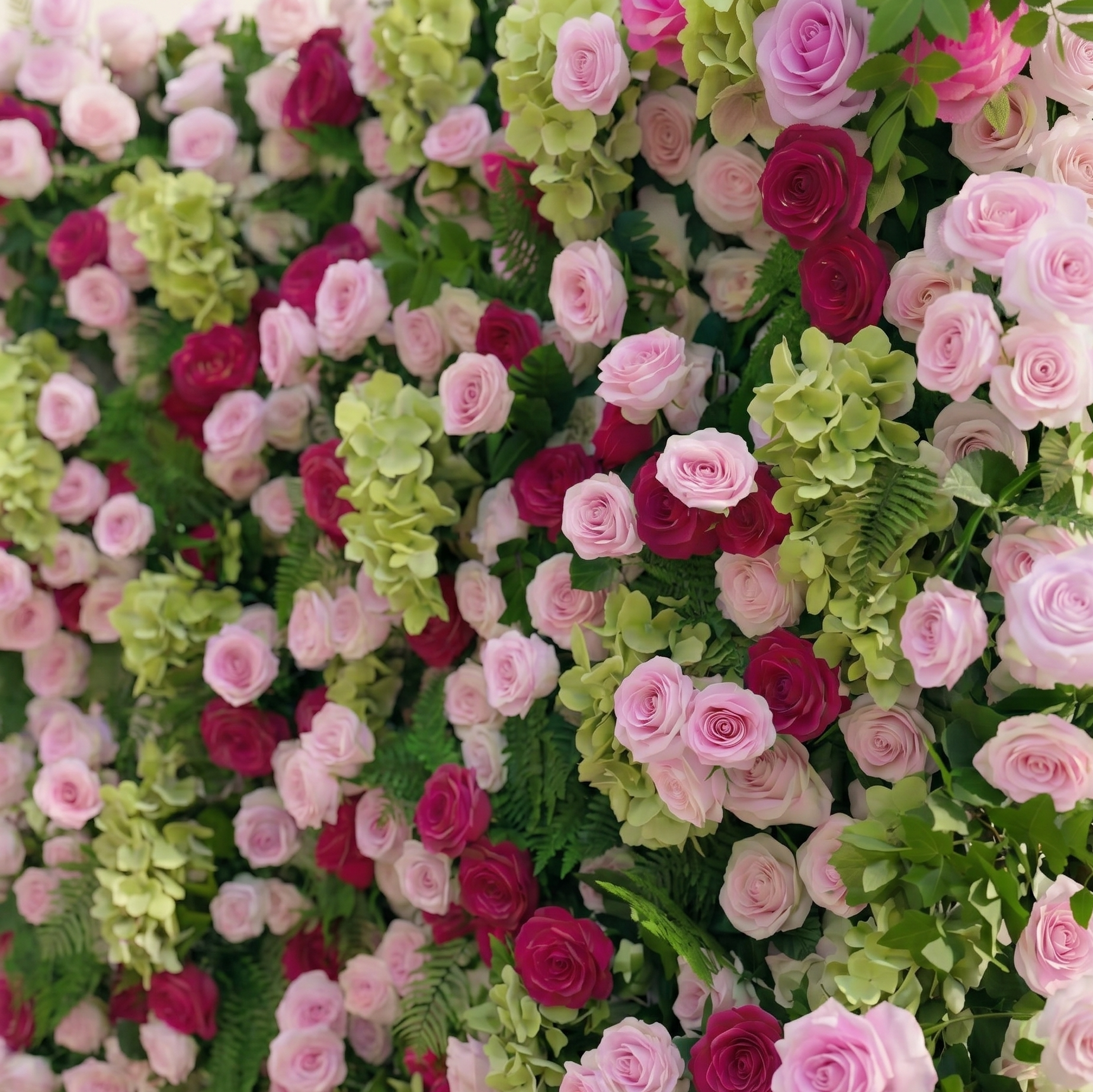 Cloravia: Premium 5D Dusty Rose & Lavender Silk Floral Wall Roll-Up Backdrop for Romantic Vintage Events Free Shipping