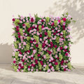Cloravia: Premium 5D Dusty Rose & Lavender Silk Floral Wall Roll-Up Backdrop for Romantic Vintage Events Free Shipping