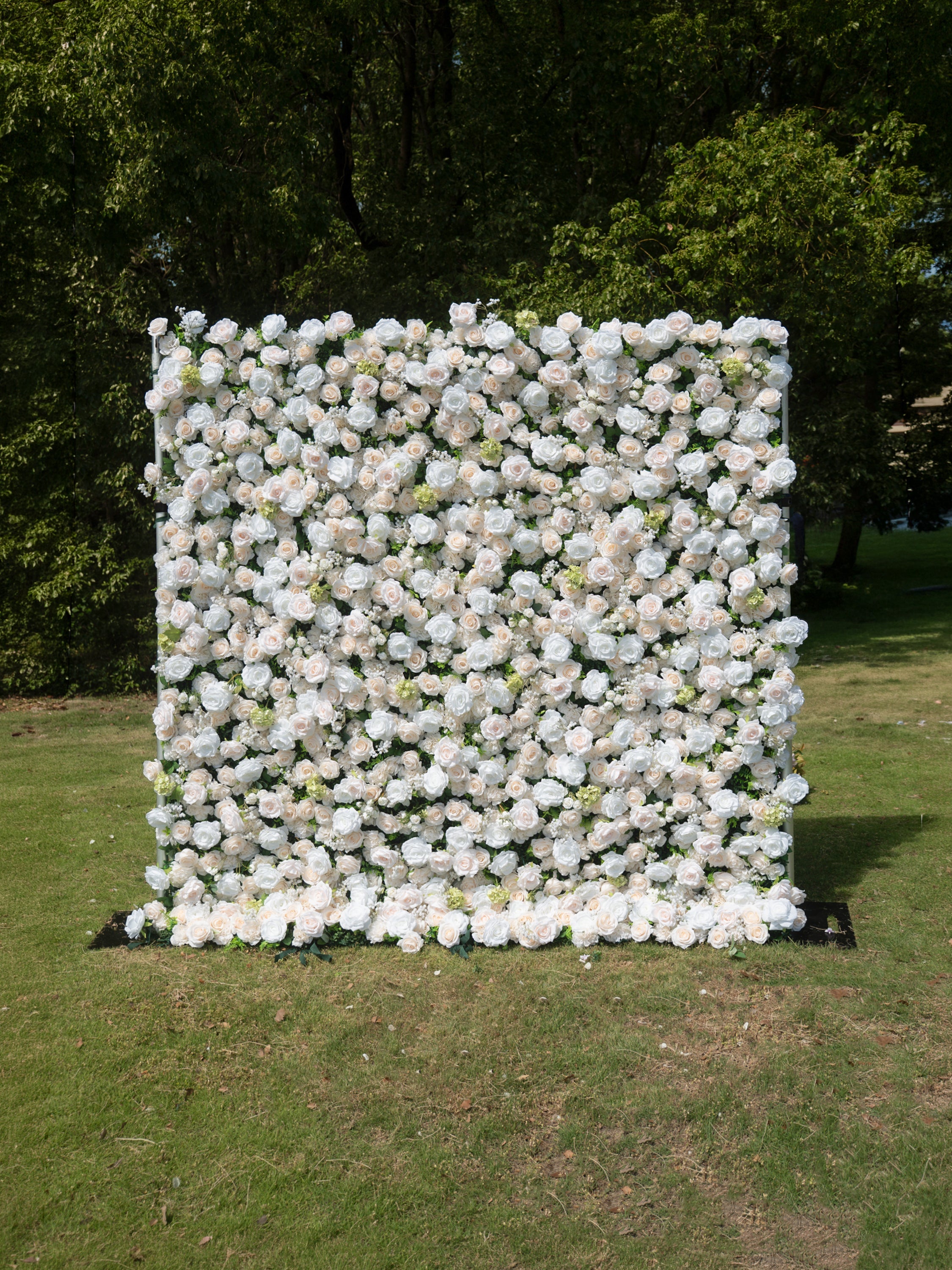 Avelora 4D Fabric Artificial rolling up curtain flower wall Free Shipping