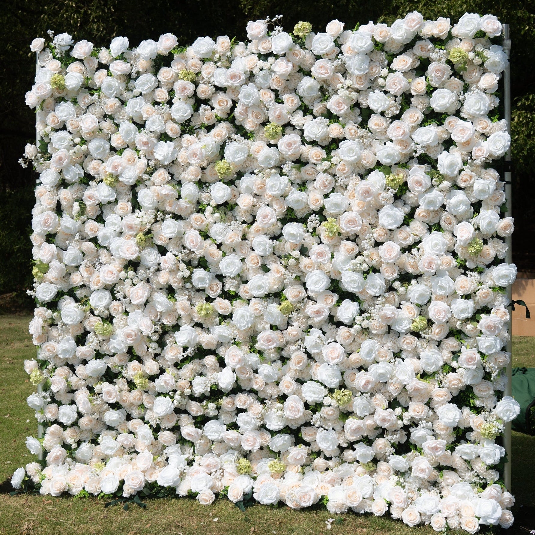 Avelora 4D Fabric Artificial rolling up curtain flower wall Free Shipping