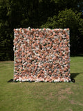 Novellea 4D Fabric Artificial rolling up curtain flower wall Free Shipping