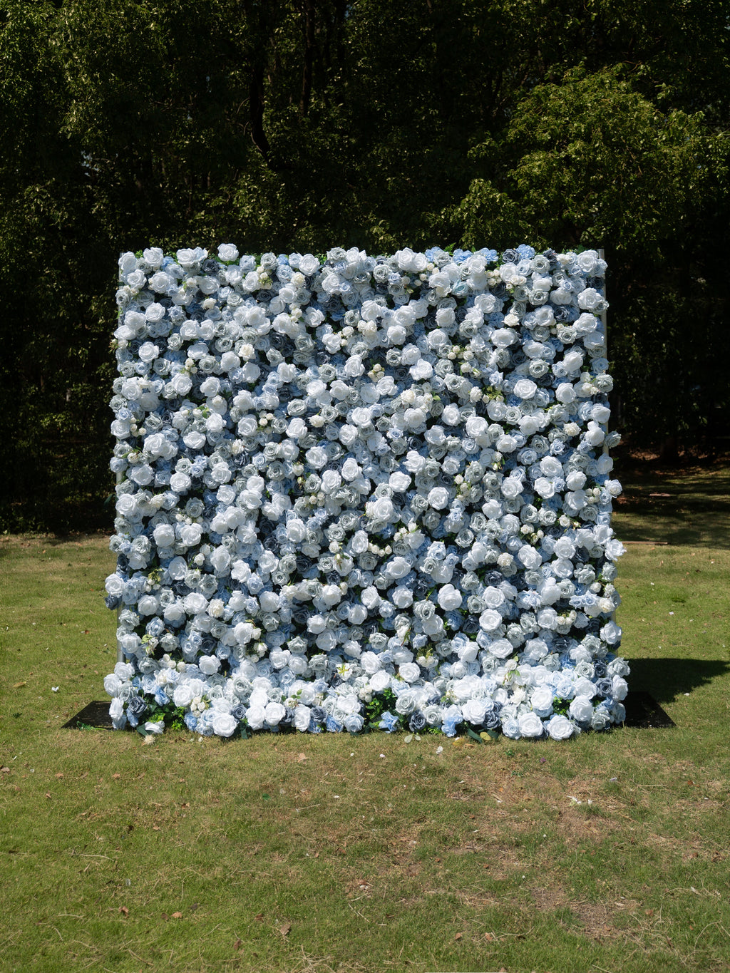 Elarielle 4D Fabric Artificial rolling up curtain flower wall Free Shipping