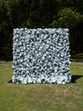 Elarielle 4D Fabric Artificial rolling up curtain flower wall Free Shipping