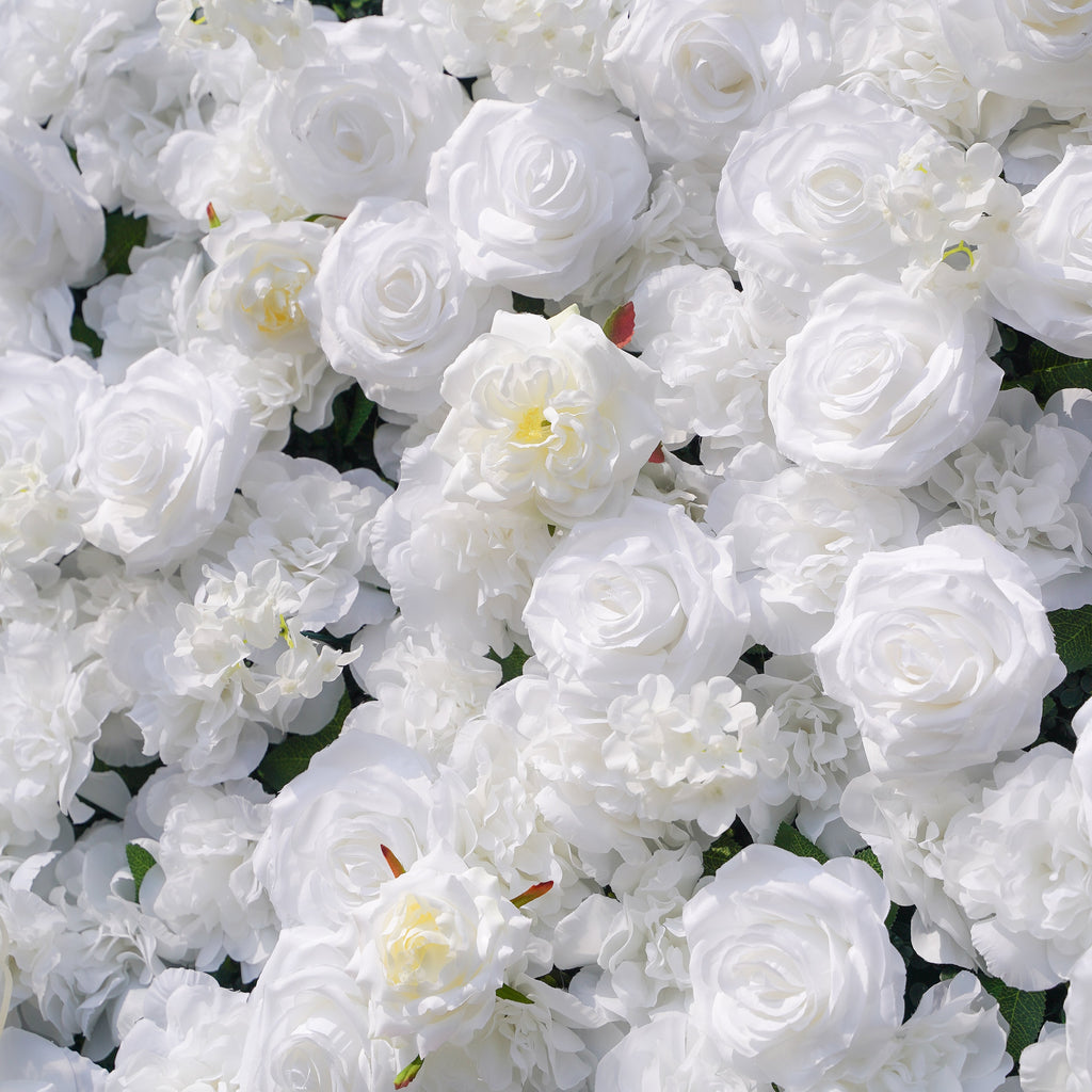 Shine： Fabric Artificial zip up curtain flower wall 8ft*8ft (SHIP TO USA ONLY) Rose Morning