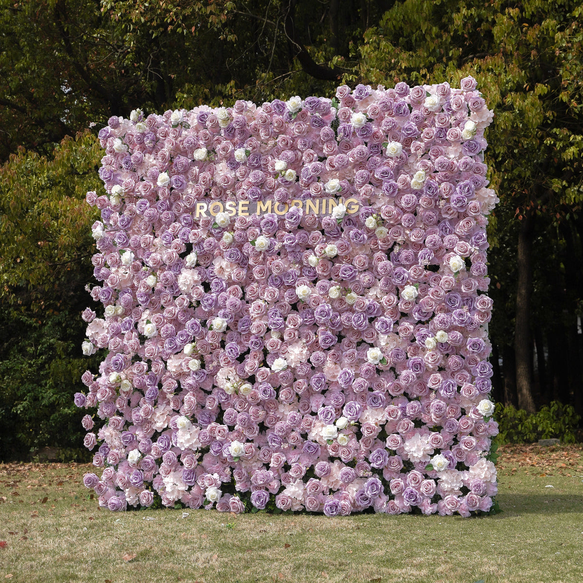 Alina：5D Fabric Artificial rolling up curtain flower wall Free Shipping