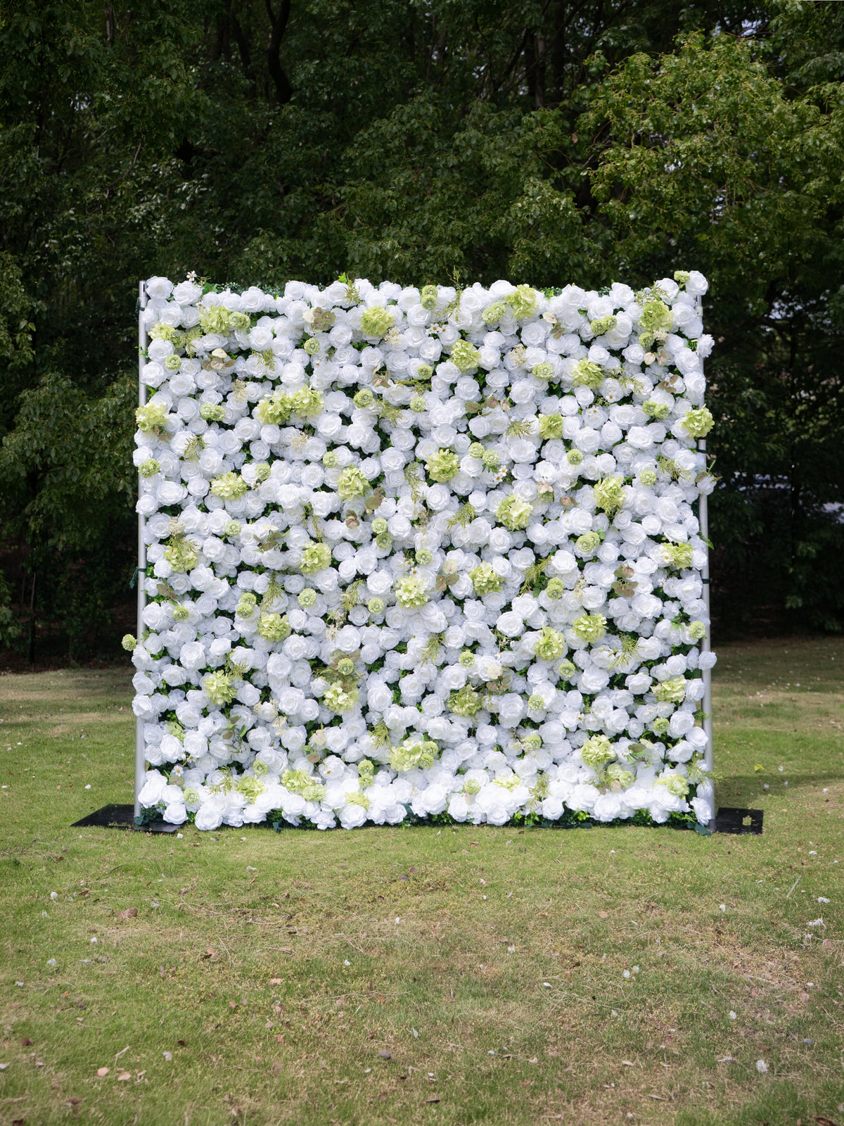 Novellea 4D Fabric Artificial rolling up curtain flower wall Free Shipping