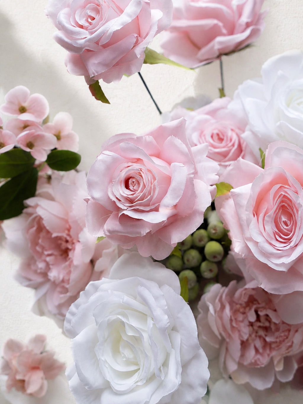 Mistral 2026 New Design White Pink Hanging Floral Arrangement Free Shipping