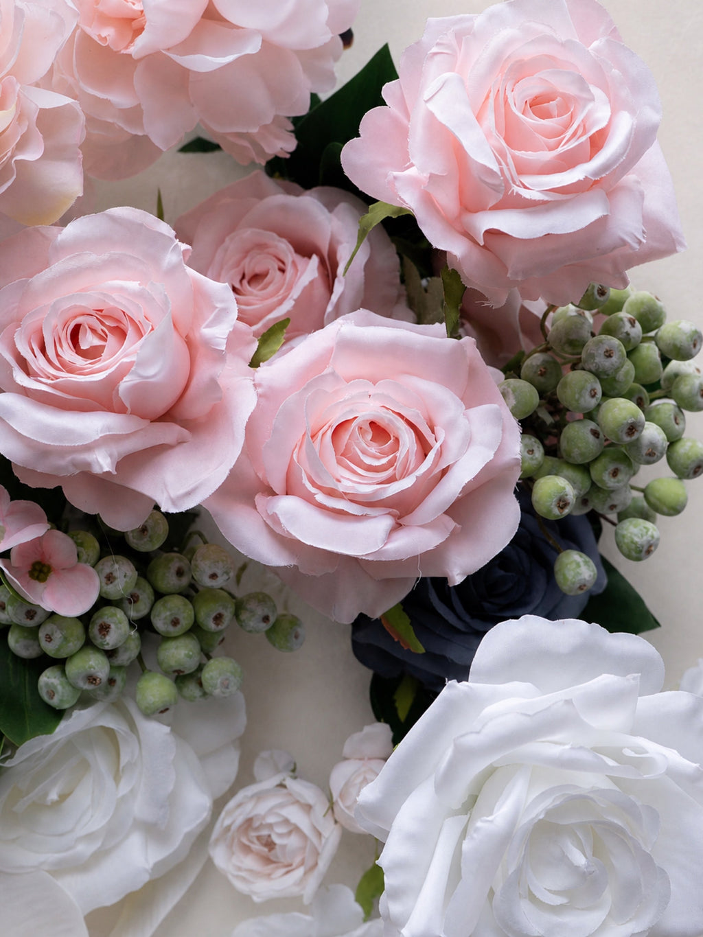 Mistral 2026 New Design White Pink Hanging Floral Arrangement Free Shipping