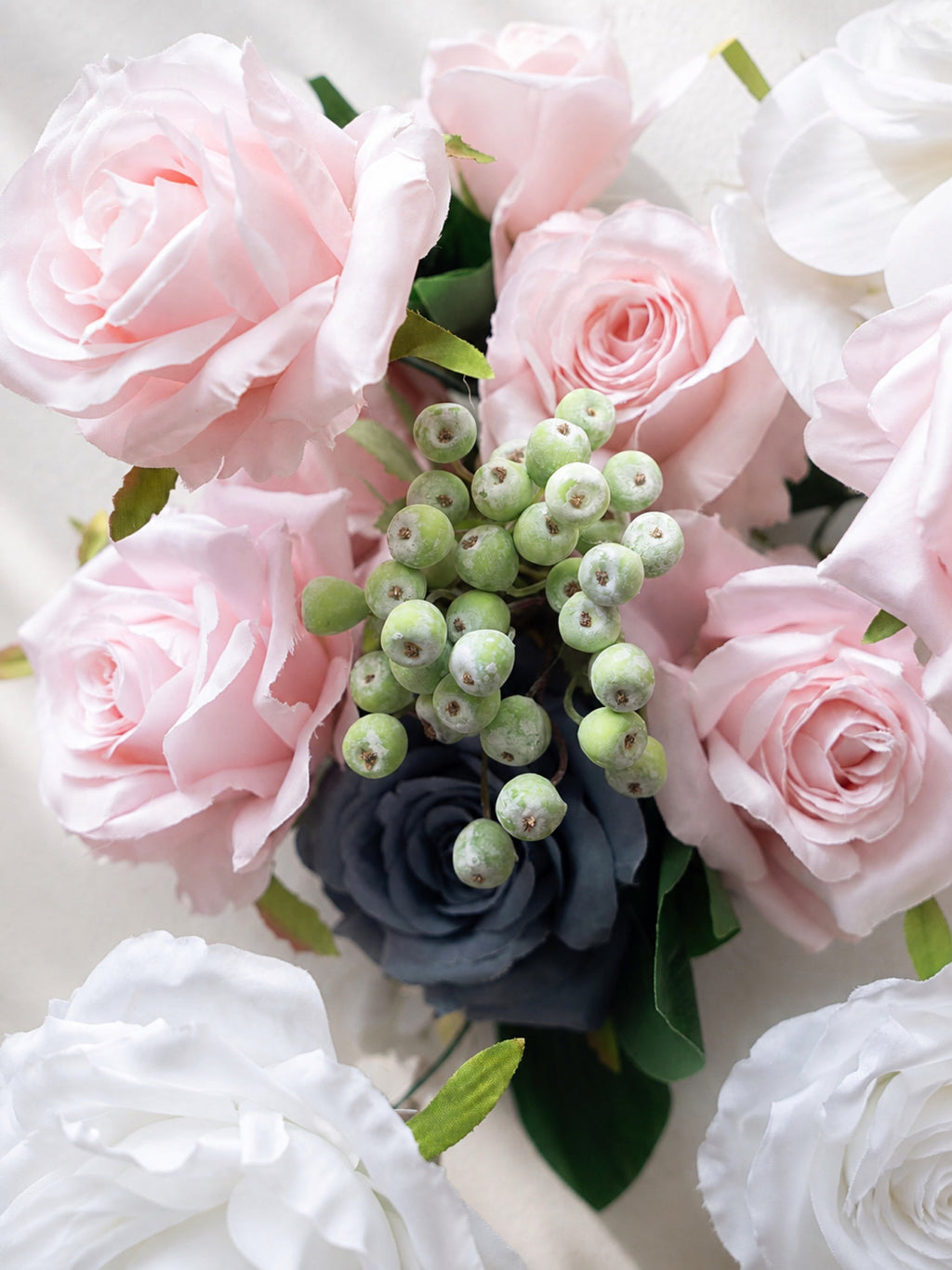 Mistral 2026 New Design White Pink Hanging Floral Arrangement Free Shipping