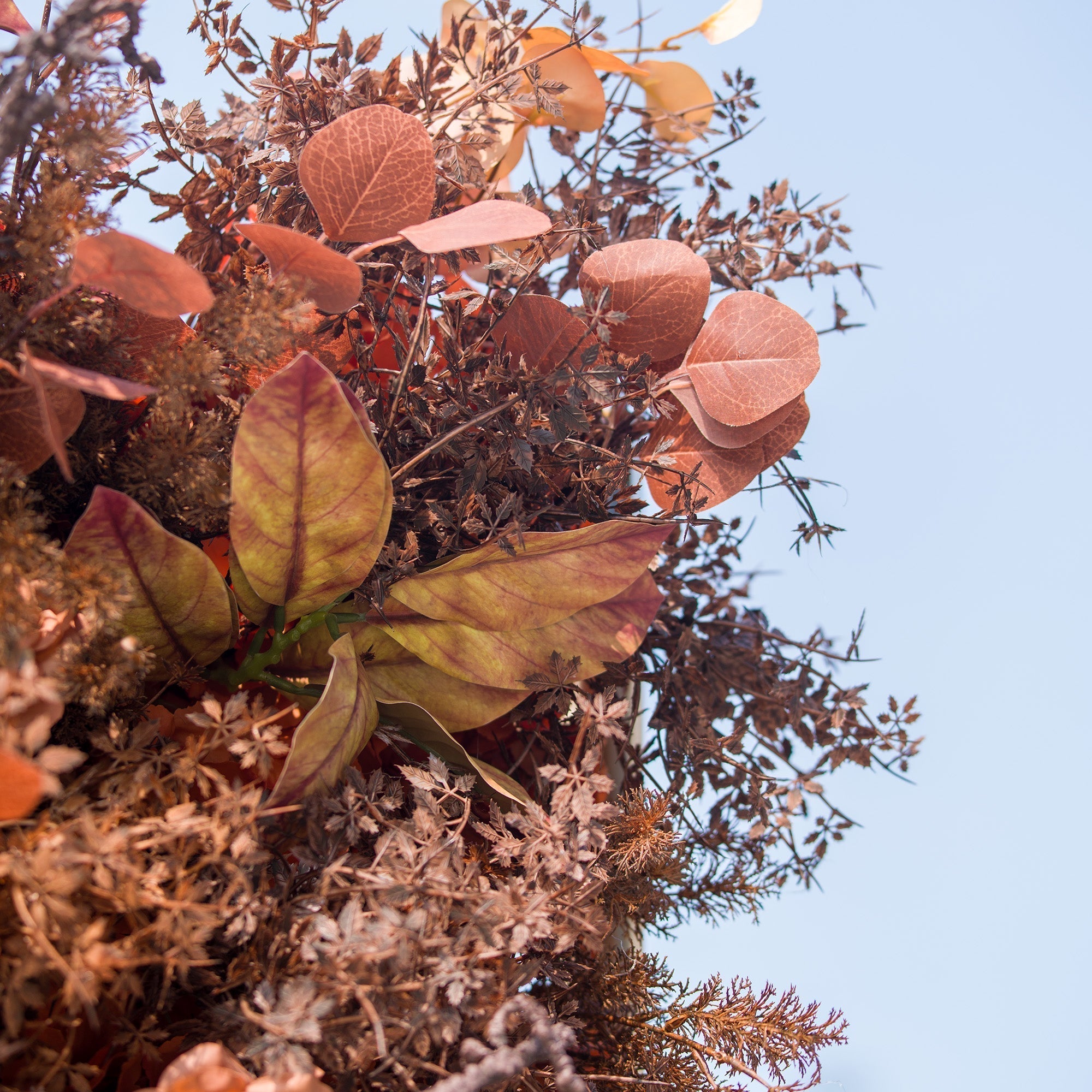 Halloween Special - Rustic and Enchanting Autumn - Inspired Artificial Flower Backdrop by: A Tribute to Nature's Warmth | VF-820