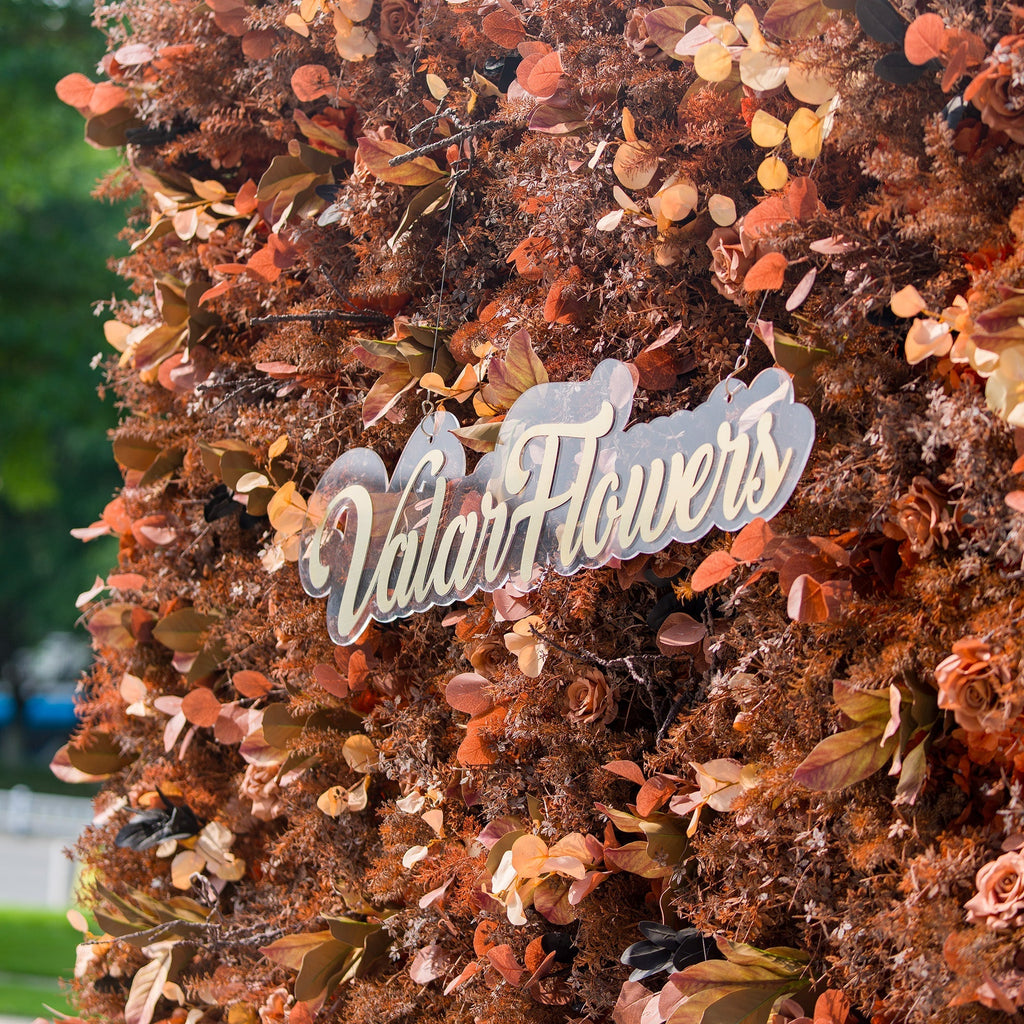Halloween Special - Rustic and Enchanting Autumn - Inspired Artificial Flower Backdrop by: A Tribute to Nature's Warmth | VF-820