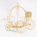 7.9ft Life size Height Fairy Princess Style Cinderella's Fantasy Pumpkin Carriage for Castle Decorating / Halloween / Baby Shower / Wedding Invitation Decor