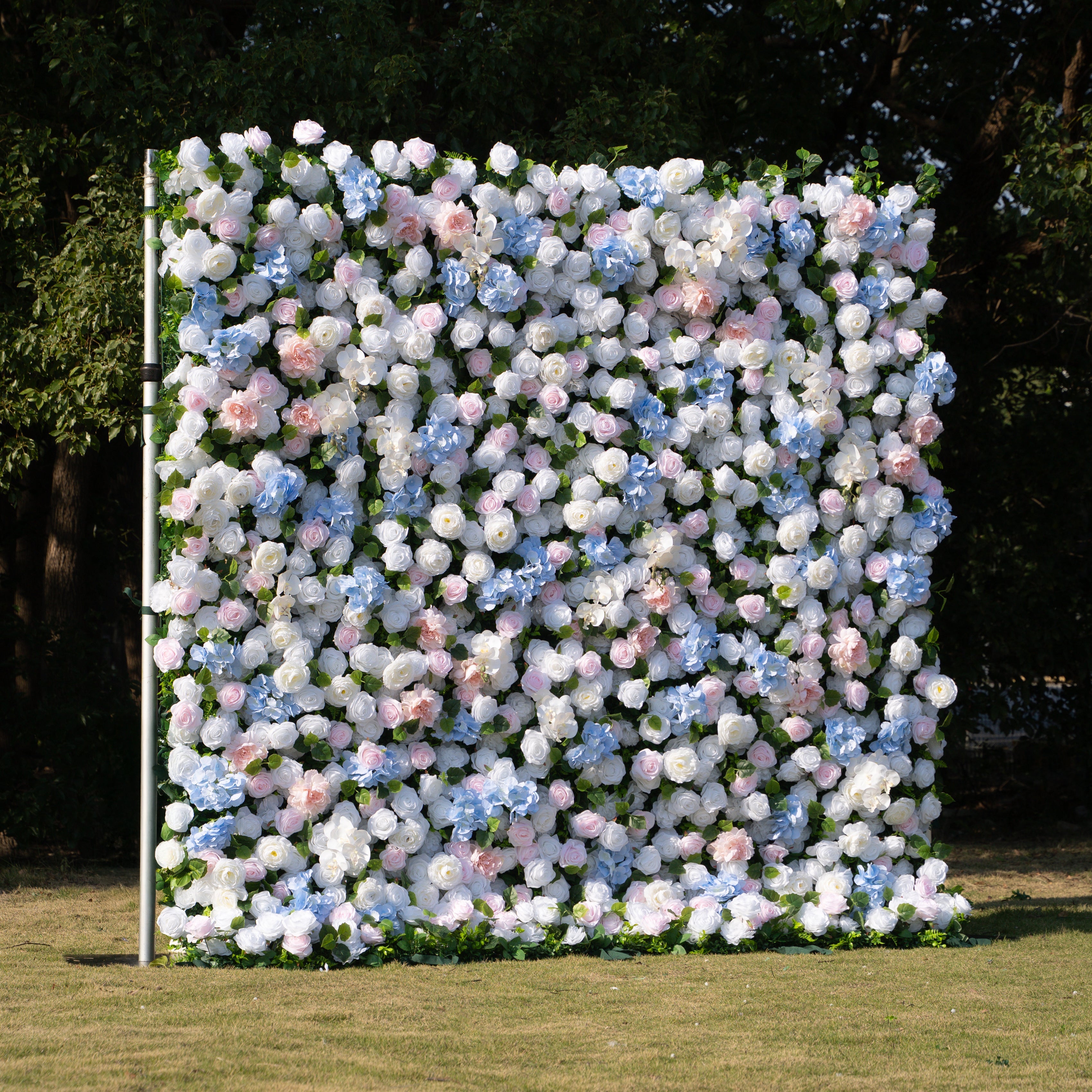 Serene: 3D Layered Flower Wall - Luxury Silk Rolling Backdrop (In US Stock 5-7 Days Delivered) Free Shipping