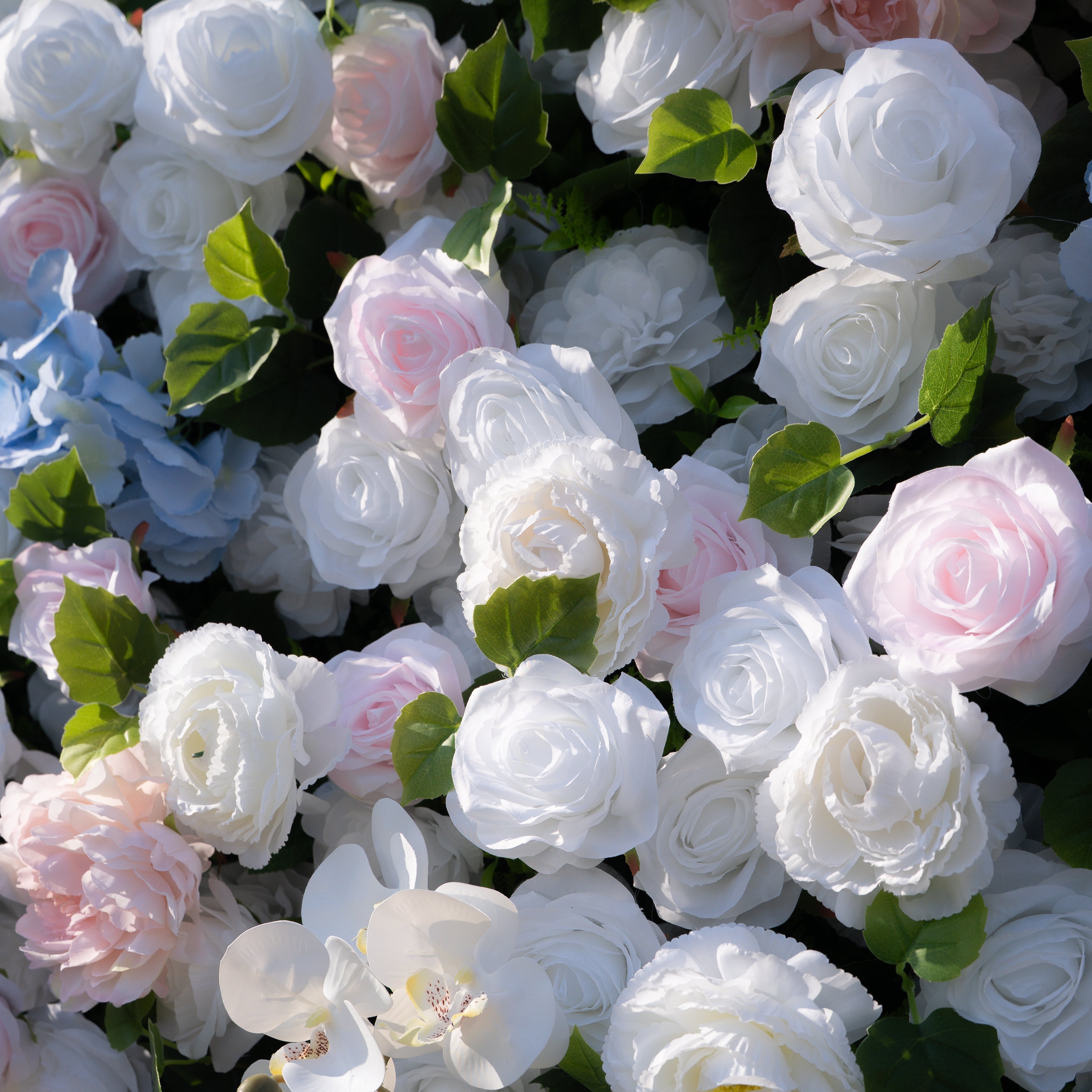 Serene: 3D Layered Flower Wall - Luxury Silk Rolling Backdrop (In US Stock 5-7 Days Delivered) Free Shipping