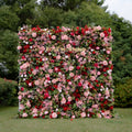 Freya 5D Fabric Artificial rolling up curtain flower wall Rose Morning