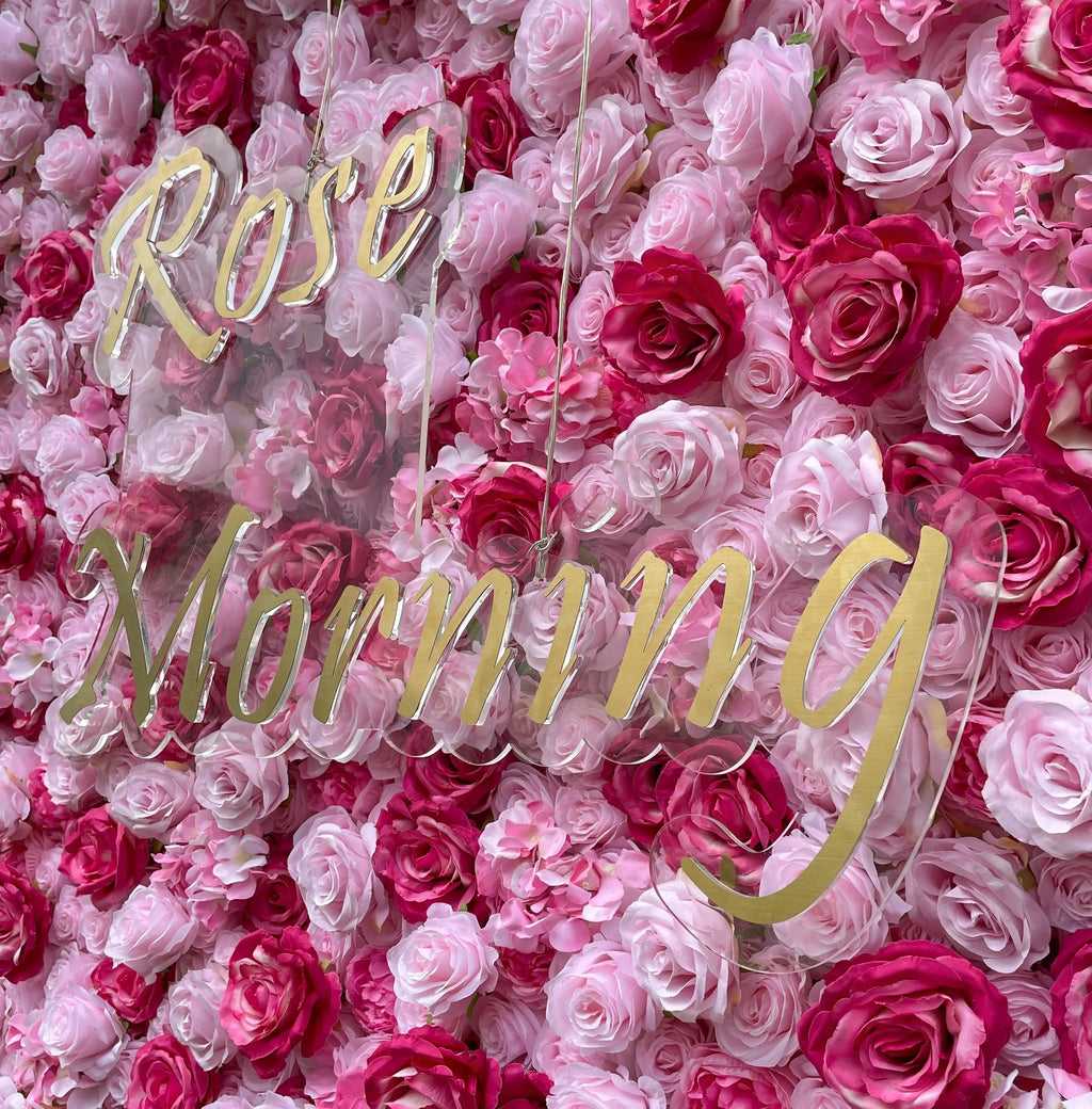 Dress：5D Fabric Artificial rolling up curtain flower wall Free Shipping
