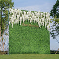 Eling：2D Fabric Artificial rolling up curtain flower wall Free Shipping