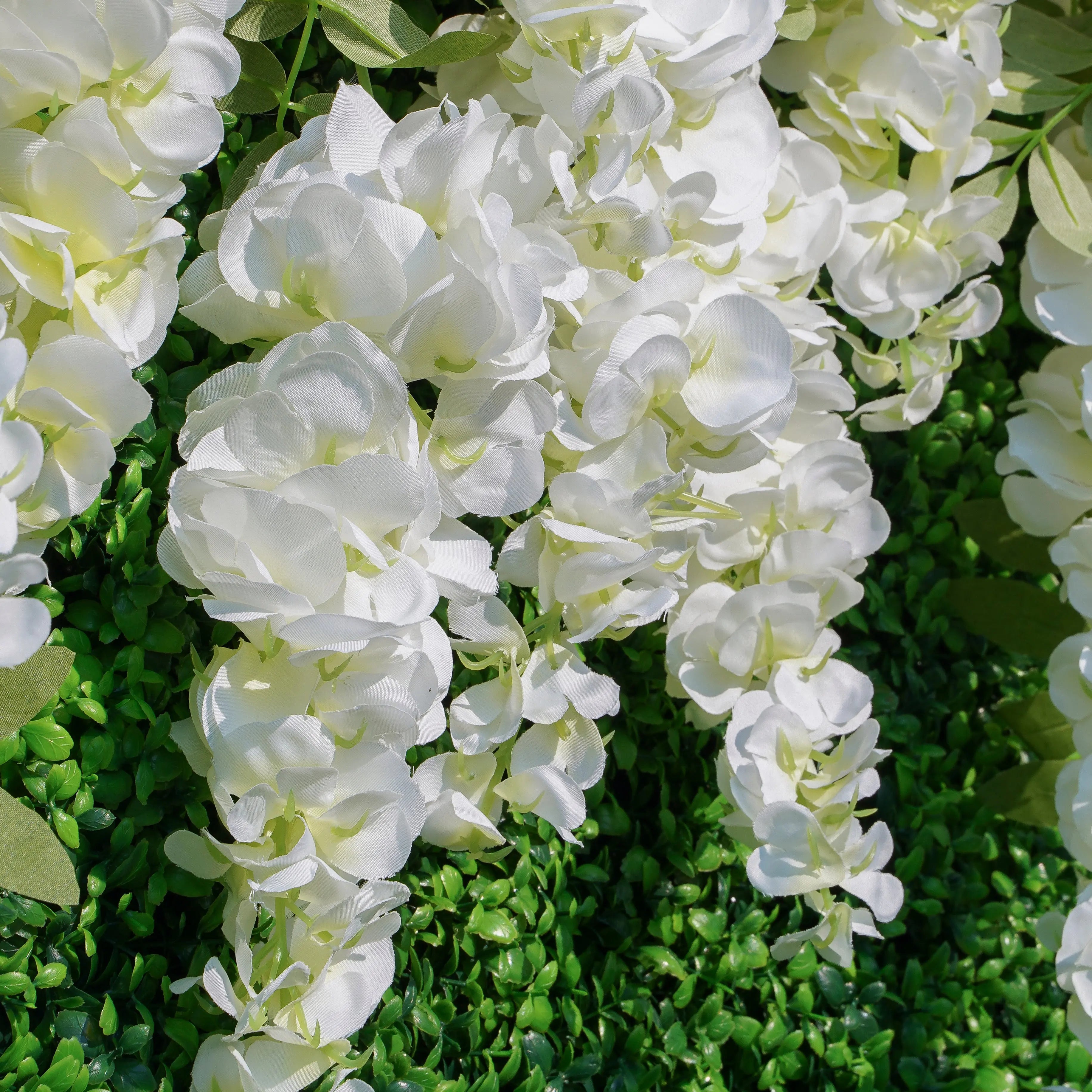 Eling：2D Fabric Artificial rolling up curtain flower wall Free Shipping