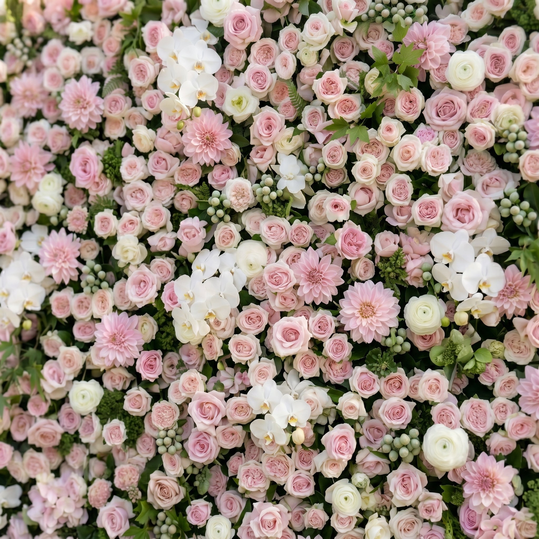 Embervale:Luxury 5D Roll-up Pink&White Flower Wall for Wedding and Events Decor embervale detail 1