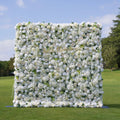 Eve：5D Fabric Artificial rolling up curtain flower wall Free Shipping