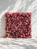 Fuchsia：2026 Luxury 5D Macaron Floral Wall with Greenery Roll-Up Backdrop for Whimsical Bridal Showers Free Shipping