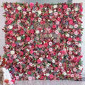 JoJo：5D Garden Series New Fabric Artificial rolling up curtain flower wall Free Shipping